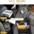 New Design Leather Seat Back Organizer Bag Large Capacity Car Handbag Holder With Backside Pocket