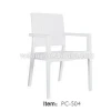 new design stackable UV-Proof plastic rattan garden chair