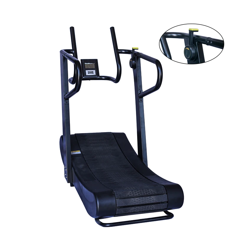 New fashion curve manual mechanical treadmill fitness equipment