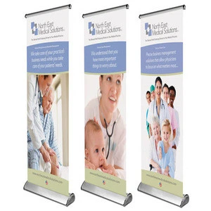 New good quality roll up banner stand and roll up display