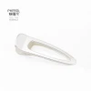 New Hot Sale Oval Shaped Simple Women Large Metal Hair Clip For Amazon Plating hairgrip Gold Hair Pins