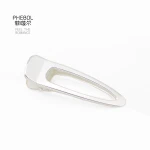 New Hot Sale Oval Shaped Simple Women Large Metal Hair Clip For Amazon Plating hairgrip Gold Hair Pins