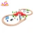 Import New hottest simulation 80 pcs railway set wooden electric train toy for children W04C079 from China