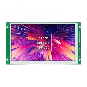 New industrial 7 inch 800x480 tft lcd display serial screen SPI 3-wire Fast response color tft lcd module