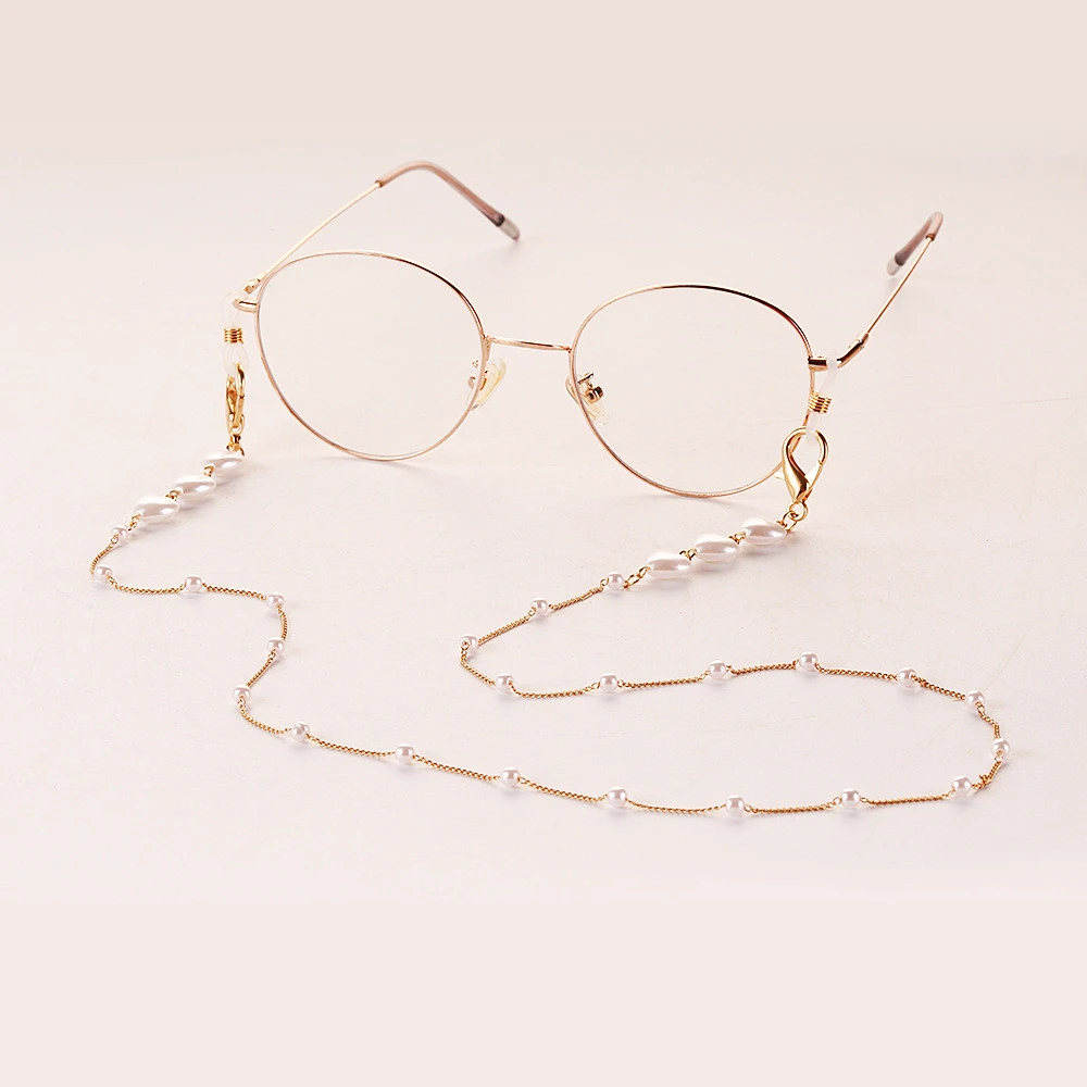 New love-shaped pearl chain Fashion necklace glasses chain bracelet four-in-one accessories in stock