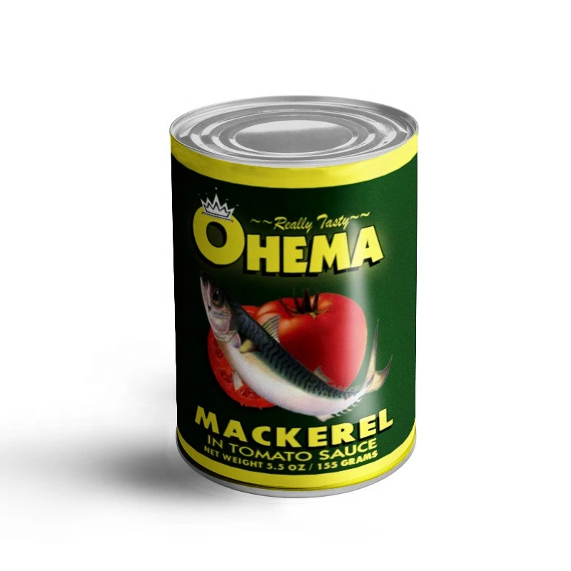 new season canned mackerel in tomato sauce canned fish for Africa market