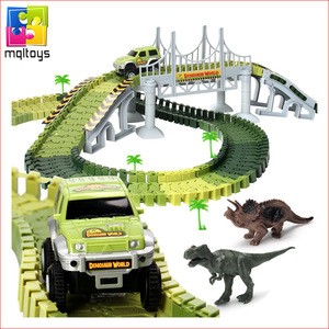 NEW slot track toy 142pcs dinosaur track toy race track toy