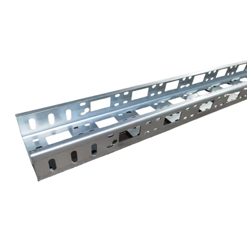 new type beauty European style outdoor electrical galvanized perforated cable tray coupler punching trunking system price
