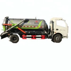 New type of sanitation and sewage suction vehicle designed to avoid secondary pollution in