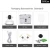 Import New year promotion home security Pan / Tilt / Zoom dual antenna voice intercom AP Hotspot wireless wifi cctv camera from China