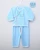 Import Newborn baby long sleeve sleepwear suit autumn underwear with lacing set toddle pajamas from China