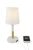 Import Night Light Table Decoration Gift Wooden Table Lamp Bedside Fabric Lamp from China