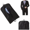 Non woven personalised zip lock garment bag,foldable garment travel suit cover bag with pocket,cloth garment bag wholesale