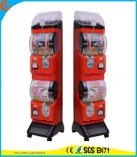 Novelty Design Coin Operated Plastic Toy Station Capsule Vending Machine