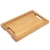 Import Oblong bamboo vegetable melon fruit  serving tray from China