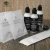 Import OEM body wash cosmetic shampoo hotel amenities disposable wholesale travel kit from China