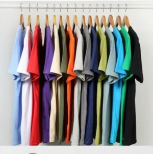 OEM Hot Selling T Shirt Black T Shirt 100% Cotton  unisex Casual Cheap Print T Shirt