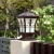 Import OEM Lawn Outdoor Waterproof Pattern Lantern led Pillar solar garden Light from China
