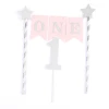 One 1st First Birthday Cake Topper With Happy Birthday Banner Supplier One 1st First  Cake Topper