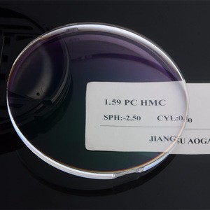 Optical 1.591 PC Polycarbonate HMC AR Eye Glasses Lenses