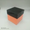 Orange Plastic Storage Box Plastic Folding Box with Black Cover
