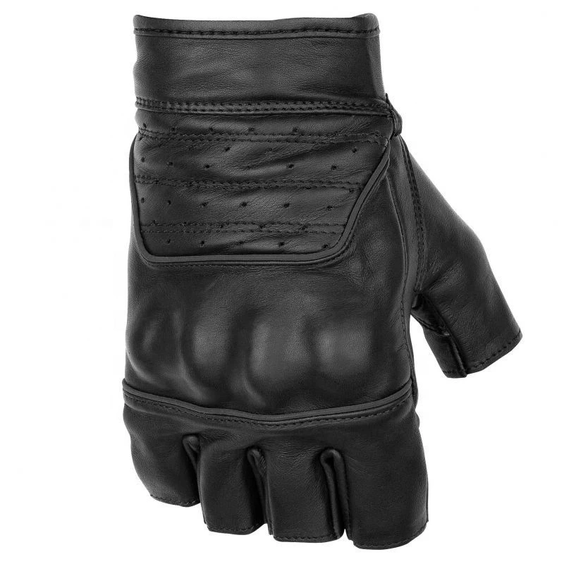 Original Leather Finger less motorcycle gloves