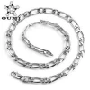 OUMI High Quality Costume Necklaces Jewelry Stainless Steel Simple Thin Silver NK Chain Necklace