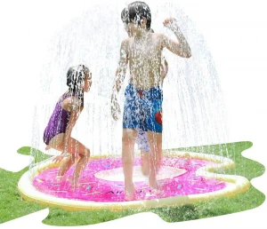 Outdoor Inflatable Sprinkle Splash Play Mat Fun Water Sprinkler Toy for Kids