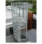 Import outdoor metal helical stairs with grid steps from China