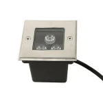 Outdoor Way Garden Deck Parking Garage Under Ground Lamp 4W Led Square Underground Light