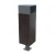 outside rustic garbage can vintage wooden grey recycling bin modern residential waste bin with lid
