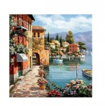 Paint by Numbers DIY Acrylic Painting Kit for Kids & Adults by bonery16 x 20 Silent Harbor Pattern