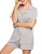 Import Pajamas WomenS Short Sleeve Sleeping Clothes For Women Cotton Soft Set Xs-Xxl from China