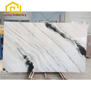 panda marble Exaggeration vein white marble