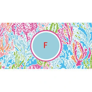 Personalized Monogrammed Lilly Pulitzer Car License Plate
