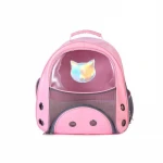 Pet backpackTransparent petCat and dog rucksackDurable and lightweight pet bag with 2 side vents, fashion strap, pet carrier
