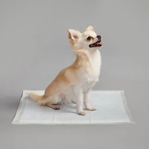 Pet potty training 5-layer square under pad for preventing splatters and tracking