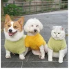 Pet Teddy Chai Dog Corgi Winter Warm Dog Clothing Traction Guards Solid Suede Wholesale Apparel Garment Supplies Products