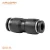 Import PG union straight reducer pneumatic black plastic air hose tube quick connector from China