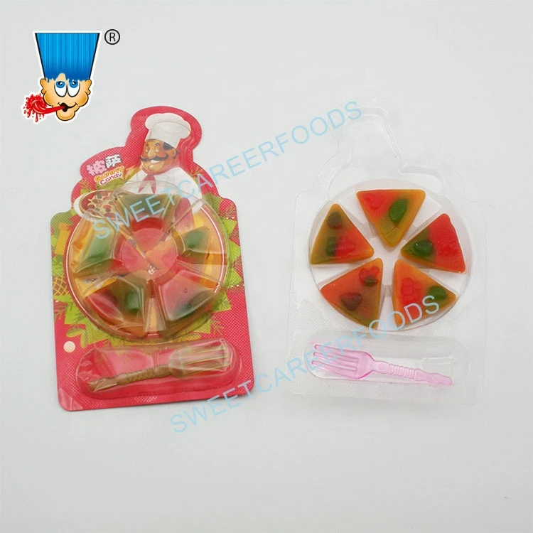 Pizza Flavor Gummy Soft Candy Confectionery