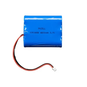 Pkcell 3.7v ICR18650 6600mAh lithium Battery pack for digital products