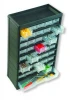 Plastic assortment tool box cabinet for store screws,pills