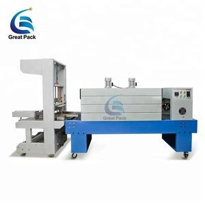 plastic film shrink wrapping packing machine