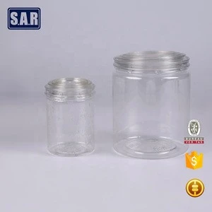 Plastic Flask clear small paint can/paint cans wholesale