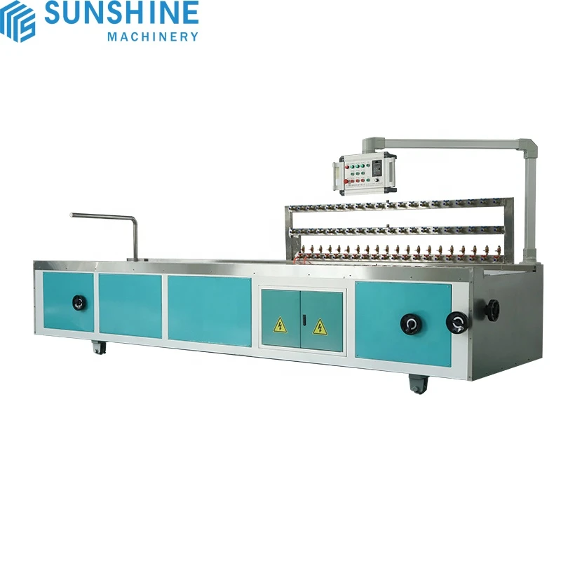 plastic pvc ceiling board sheet panel making machine line / pvc false ceiling cutting extrusion machine