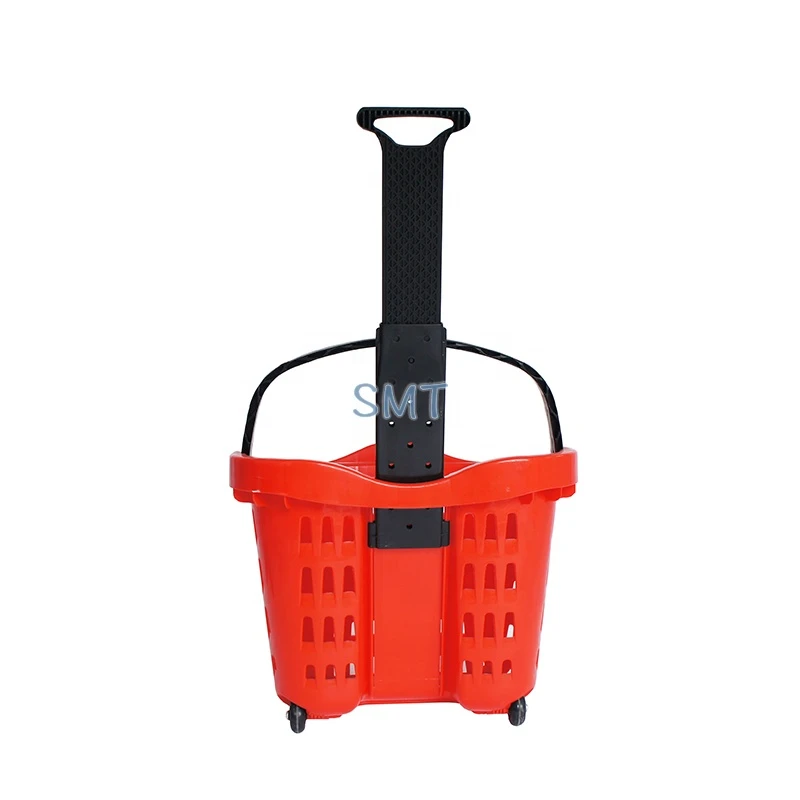 plastic storage basket with handle laundry plastic baskets Shopping Baskets