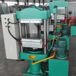 Plate vulcanizing press