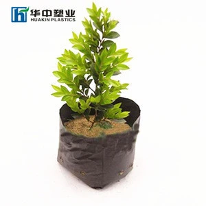 polyethylene black grow bags plastic plant pot seeding nursery bags