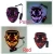 Import Popular Fashion DJ Music Scary Party Light Up Neon Halloween LED Mask from China