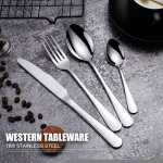 portable 18/10 stainless steel travel utensil set travel cutlery set with case outdoor camping cutlery cases